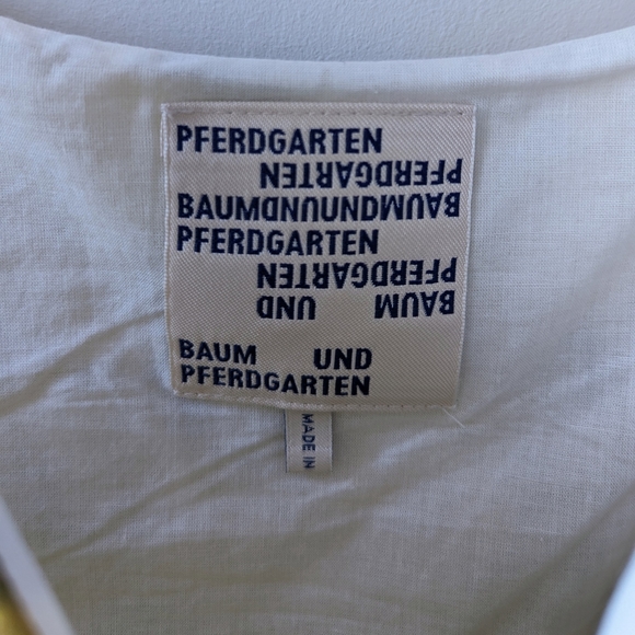 Baum Und Pferdgarten Midi Slip Dress Yellow Floral - Picture 12 of 17